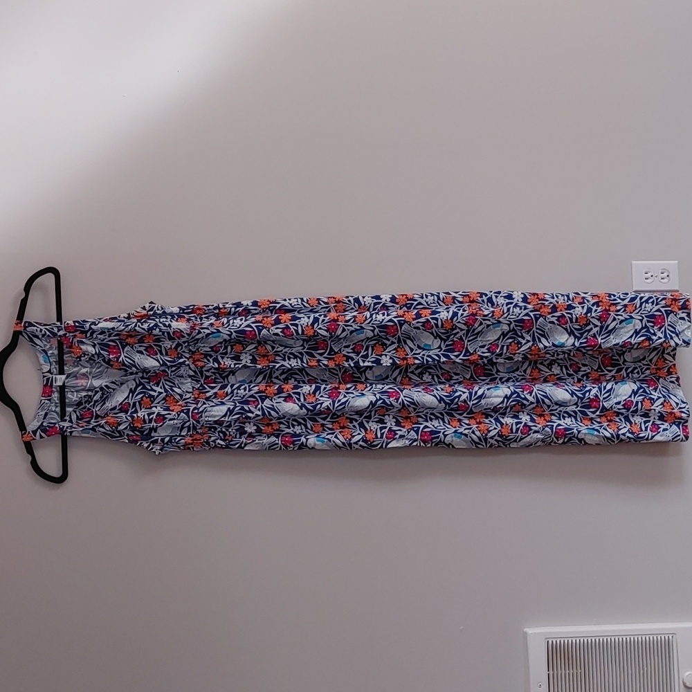 OLD NAVY Maternity Floral Bird Print Maxi Dress M